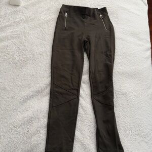 Zara olive green legging pants
